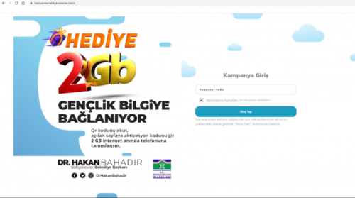 Gençlere Hediye İnternet