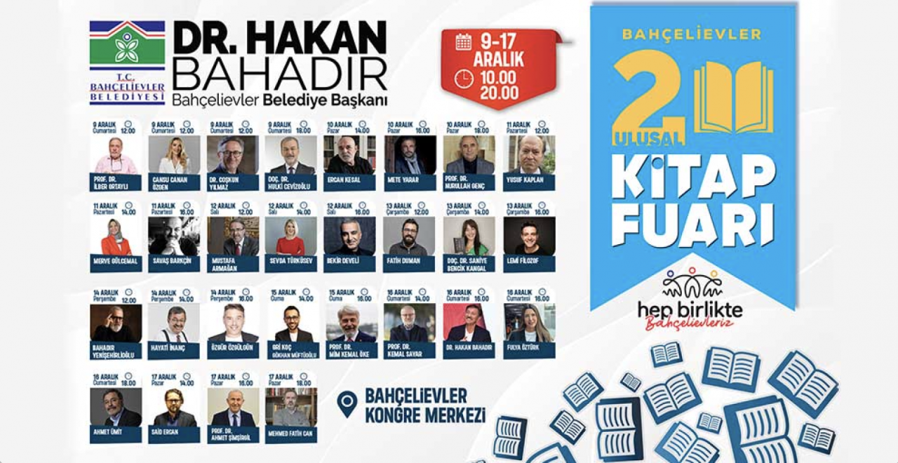 Bahçelievler 2. Ulusal Kitap Fuarı açılıyor