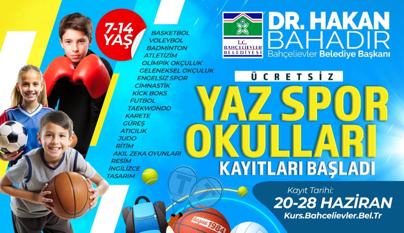 2024 Yaz Spor Okulları başladı