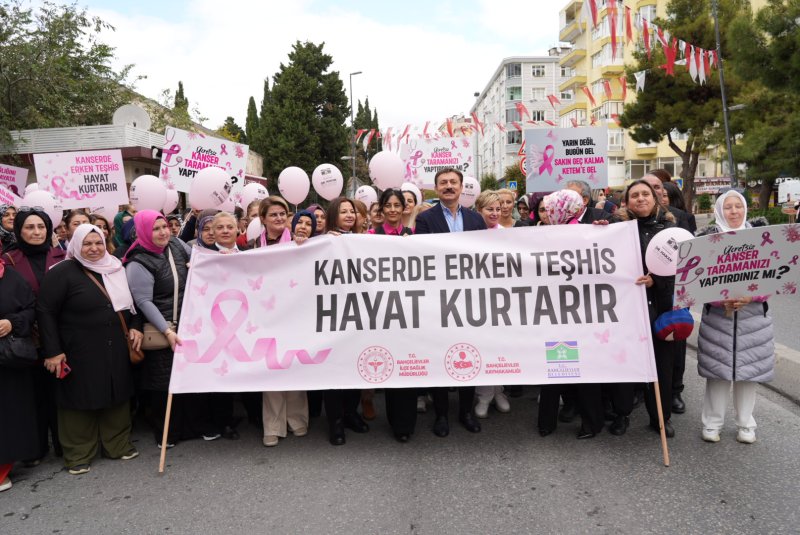 Bahçelievler'de Meme Kanseri Farkındalığı İçin Yürüyüş ve Seminer Gerçekleşti