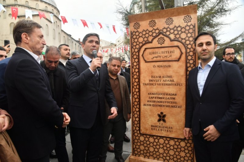 Bahçelievler’e İslam Alimi İdris-i Bitlisi anıtı