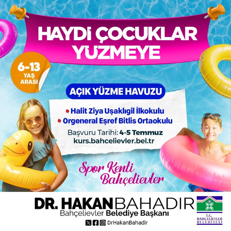 Haydi Çocuklar Yüzmeye