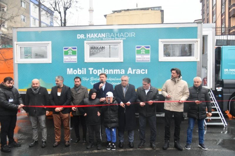 Mobil toplanma aracı hizmete sunuldu